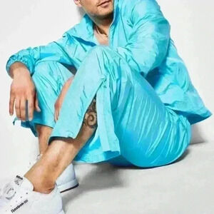 Royalty by Maluma Blue Jogger Pants Streetwear Men's Large NWT